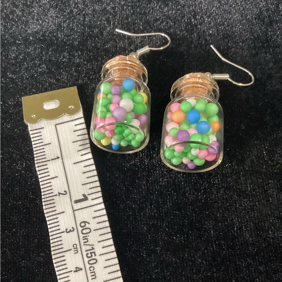 Cute Drop Earrings Candy Jar - New -#135EP1‎ - Picture 3 of 4